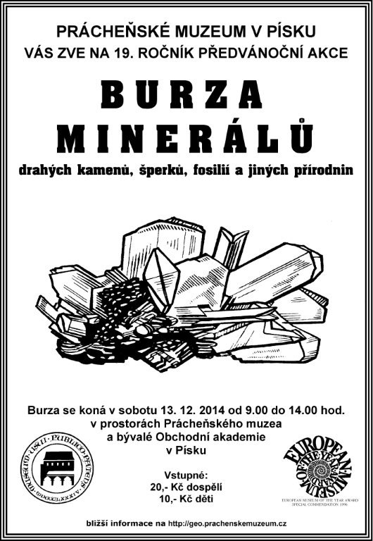 Víkendový tip - předvánoční burza minerálů v Písku!